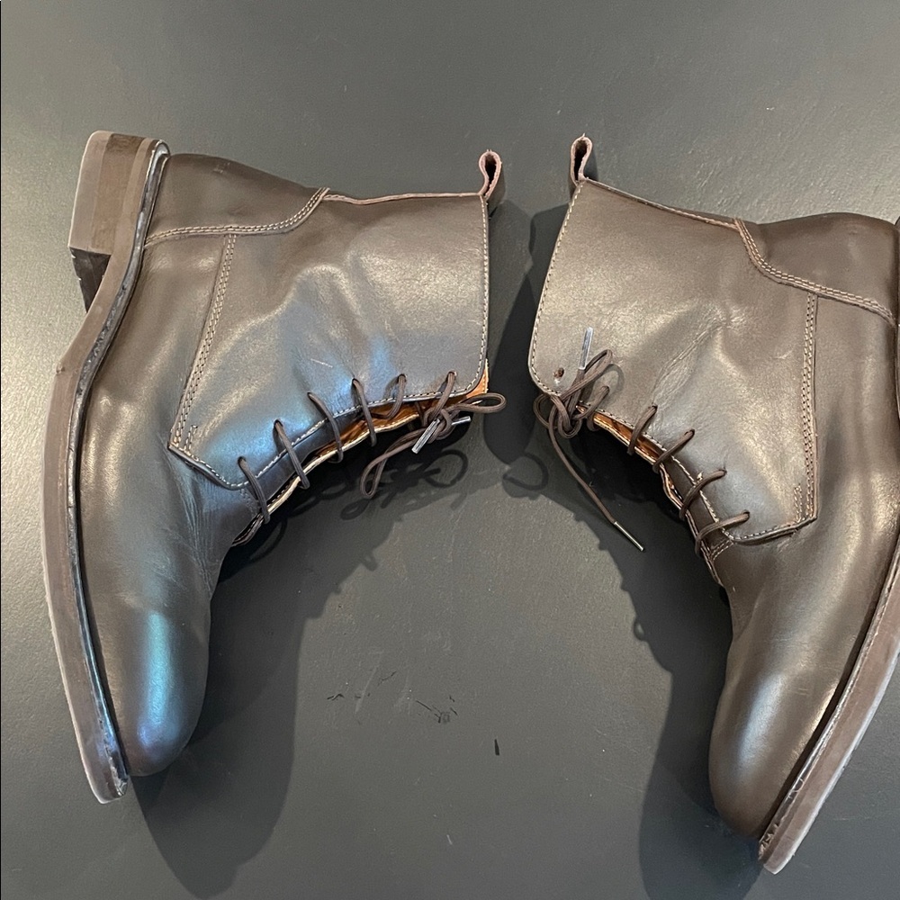 Men's Proxon Mich steel toed dark Brown Leather Boots - Picture 6 of 14